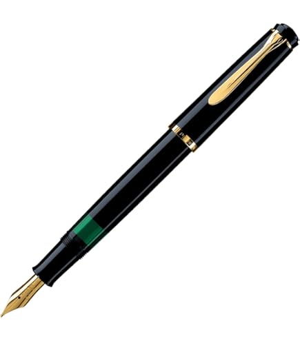 LAMY 2000 Rollerball Pen - Black Fibreglass Barrel, M Tip, Includes Refill