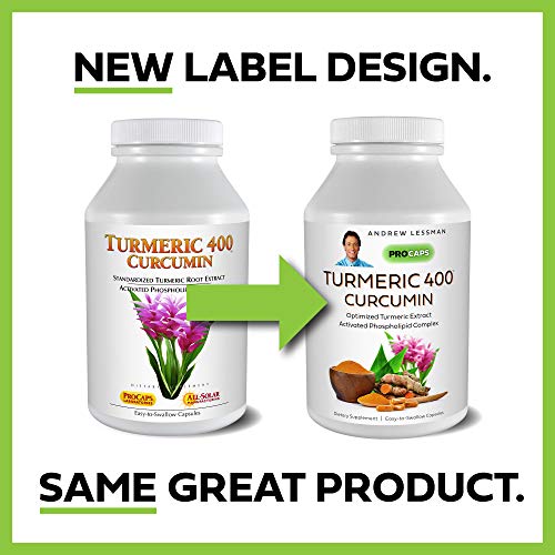 Andrew Lessman Turmeric 40060 Capsules 95 Curcuminoids as