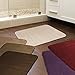 Luxor Linens - Memory Foam Bath Mat (17 x 25 inch) - Giovanni Line - Luxurious, Super Soft & Absorbent with Anti-Slip Backing - Available in a Wide Variety of Colors (2-Piece Set, Wine)