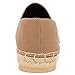 Tengyu Women's Espadrilles Flats Original Slip On Loafer Shoes Classic Canvas Comfort Alpargatas (US8=EU39=24.5CM, Khaki)