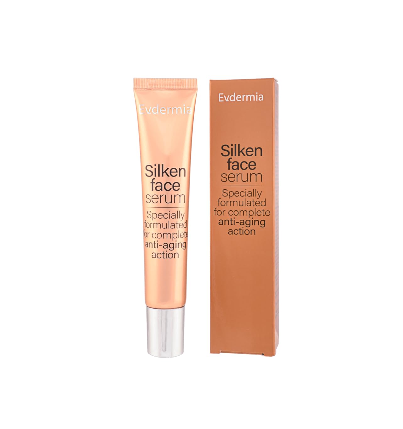 Anti-Aging Serum with Hyaluronic Acid - Reduction of wrinkles, Intense Firming, Revitalization, Nutrition, Nutrition, Oxygenation - Evdermia Silken Face Serum 50ml
