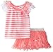 Little Lass Baby Girls' Stripe Daisy Disco Dot Scooter Set