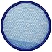Hoover 3 X 304087001 WindTunnel Max Mult-Cyclonic Bagless Upright Washable Primary Blue Sponge Filter - Genuine Filter.