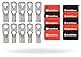 InstallGear 1/0 Gauge AWG Tinned Pure Copper Lugs Ring Terminals Connectors with Heat Shrink - 10-Pack primary