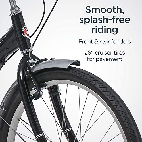 Schwinn Meridian Adult Trike, Three Wheel Cruiser Bike, 1Speed, 26