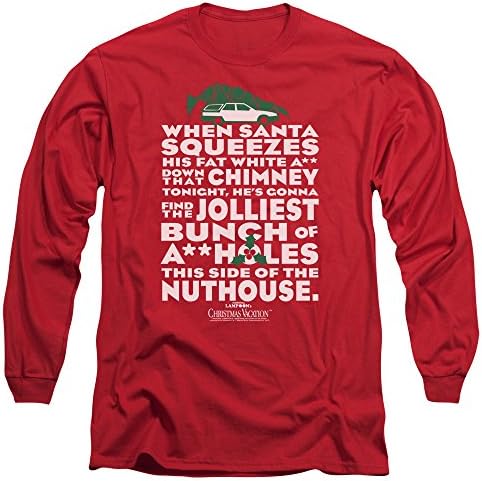 Christmas Vacation Jolliest Bunch Unisex Adult Long-Sleeve T Shirt for Men and Women