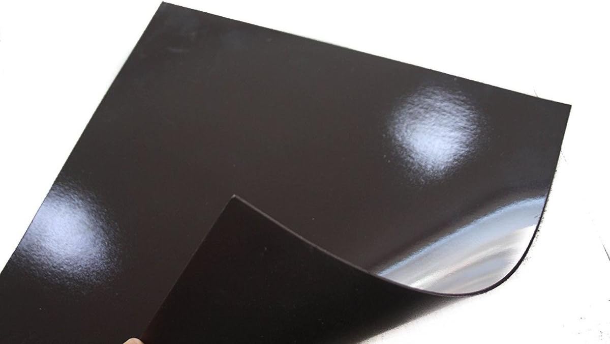 PERFECT MAGNETS Flexible Magnetic Sheets (30x30cm, 2mm Thick, Brown) - 2 Pieces