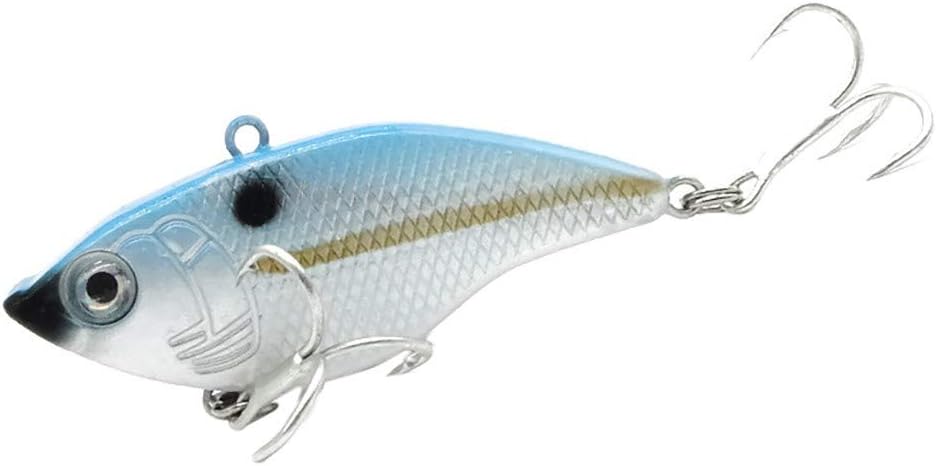 hongXIE5 Simulation Fishing Lure, Simulation Fishing Artificial Hard Bait Single Hook Outdoor Fishing Crank Bait (A)