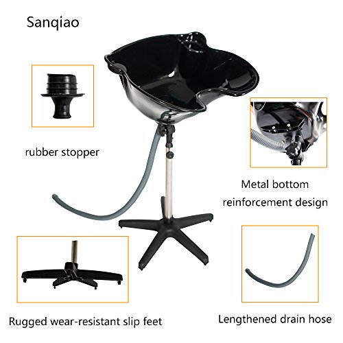 Sanqiao Portable Adjustable Hair Washing Sink Shampoo BasinHealth
