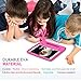 MoKo Case Fit Apple 2018/2017 iPad 9.7 6th/5th Generation/iPad Air/iPad Air 2 - Kids Friendly Shock Proof Convertible Handle Light Weight Protective Stand Cover, Magenta