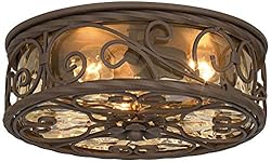 John Timberland Casa Seville Rustic Flush-Mount