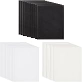BENECREAT 50pcs Flower Pressing Kit, 10pcs Absorbent Paper, 10pcs Sponge, 30pcs Lining Blotter Paper for Dried Flower Crafts, Scrapbooking, Invitations