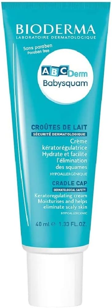 Bioderma ABCDerm Babysquam Cradle Cap Cream 40ml for Babies Delicate Skin