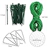 4-M-x-10-M-Anti-Bird-Protection-Net-Garden-Plant-Mesh-Netting-Fruit-Trees-Netting-with-Cable-Ties-and-U-Shaped-Garden-Pegs-Green Birds Netting Garden Green Anti Bird Protection Net for Fruit and Vegetables Plant Tree Mesh Netting Against Animals…