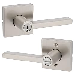 Kwikset Halifax Entry Door Handle with Lock and