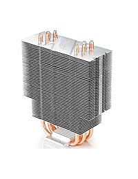 DeepCool GAMMAXX 400 enfriamiento para CPU 4 cadoductos. Ventilador PWM con LED azul 120 mm universal.
