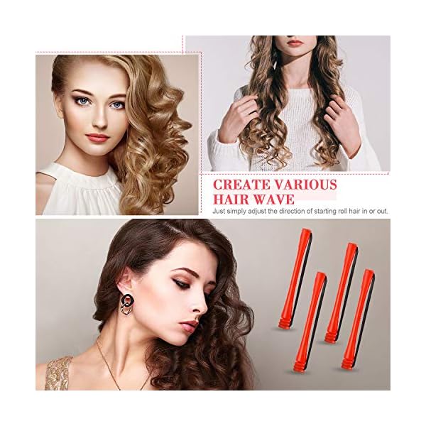 60-Pieces-Hair-Perm-Rods-Short-Cold-Wave-Rods-Plastic-Perming-Rods-Hair-Curling-Rollers-Curlers-with-Steel-Pintail-Comb-Rat-Tail-Comb-for-Hairdressing-Styling-Supplies-Red02-Inch 60 Pieces Short Hair Perm Rods Cold Wave Rods Plastic Perming Rods Hair Curling Rollers Curlers with Steel Pintail Comb…