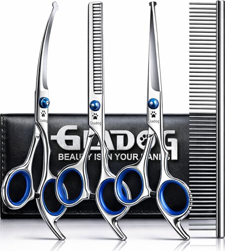GLADOG Professional Grooming Scissors Set