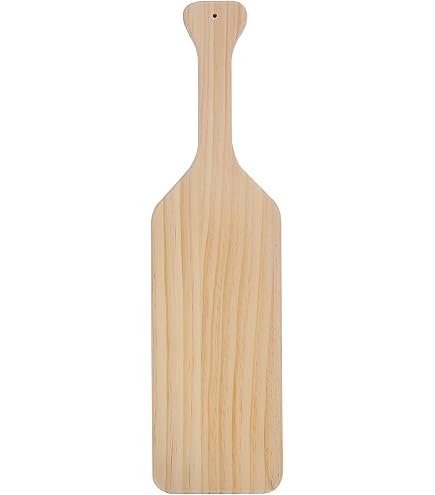 Wood Paddle Unfinished Sorority Paddle - 18" Solid Pine Wood Fraternity Paddle For DIY Decorating Seafood Boil Paddle