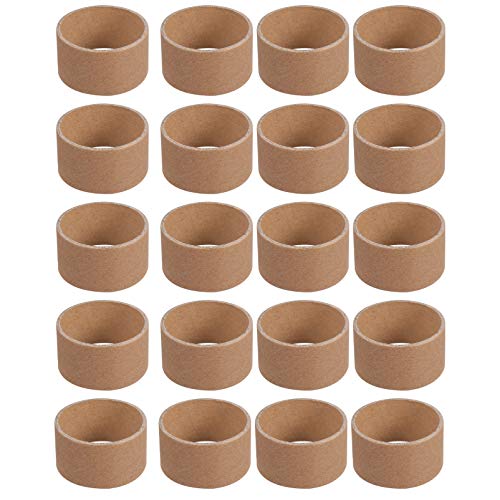 Garneck 20pcs Brown Cardboard Tubes for Diy Crafts Creative Painting Paper Rolls for Art Projects and Group Activities for Boy Girl and Adults