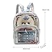 Zicac Girls' Transparent Laser Sequins Backpack Children School Satchel