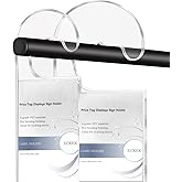 ECKEK 2 Pack Label Holder Price Tag Displays Sign Holder Data Card Holder Ads Display Stand for Retail Store Clothing Price Tag (S 70*100mm/2.76*3.94inches)