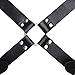 iiniim Men's Adjustable Faux Leather Body Chest Harness with Shoulder Armors Buckles