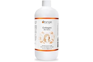 Orange Naturals Collagen Skin Revive Liquid Supplement 450ml 45-Servings - Hydrolyzed Collagen Peptide for Women, Support Smo