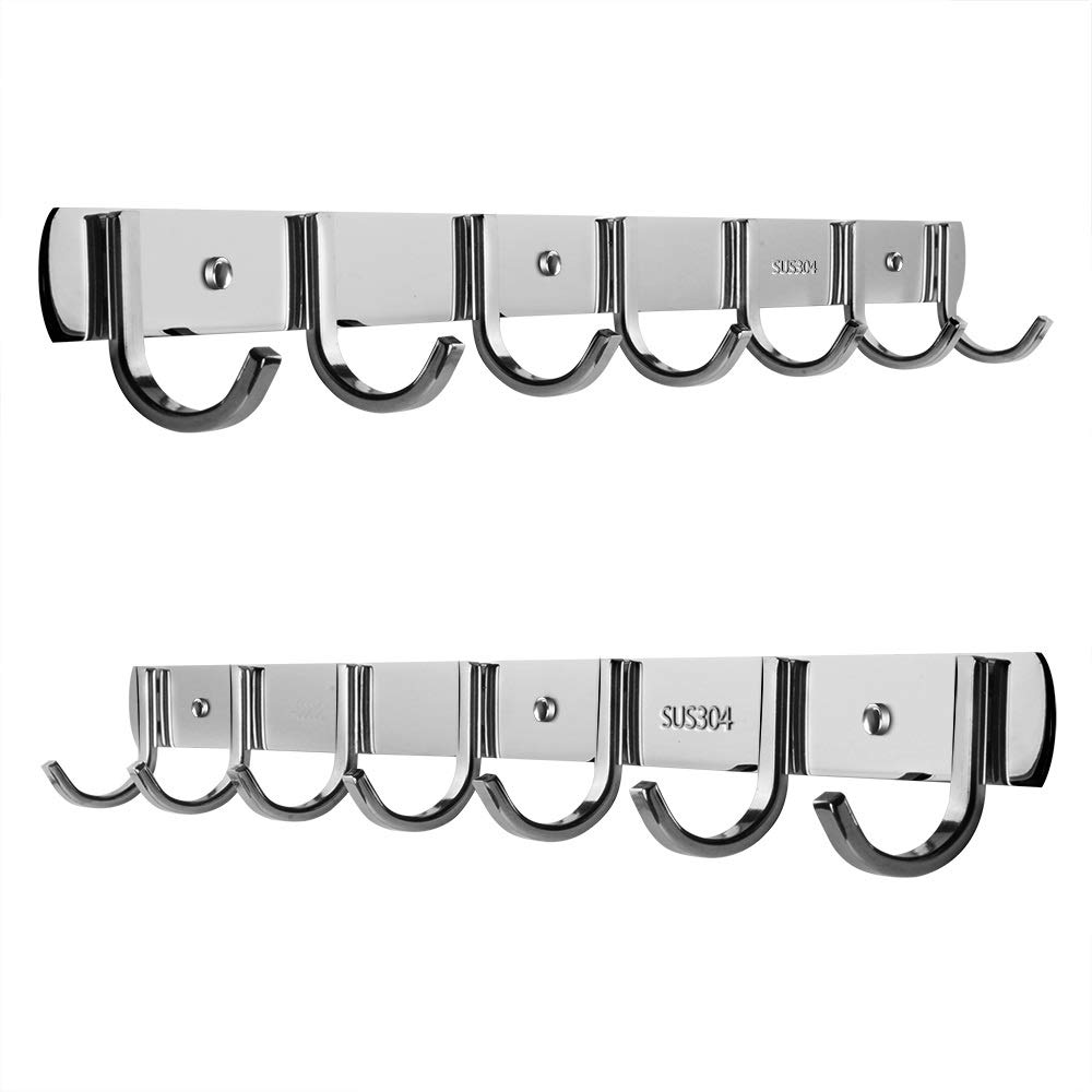 Best 7 Hook Wall Mount Coat Rack