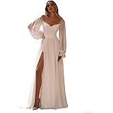 Simple Chiffon Lace Wedding Dresses for Bride 2025 Beach Boho Tulle Bridal Dress for Wedding