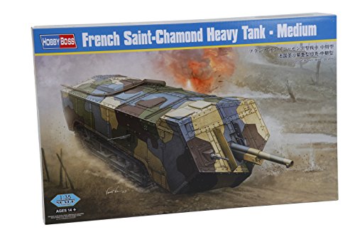 Hobbyboss 83859 1:35 Scale Medium French Saint Chamond Heavy Tank Plastic Model Kit