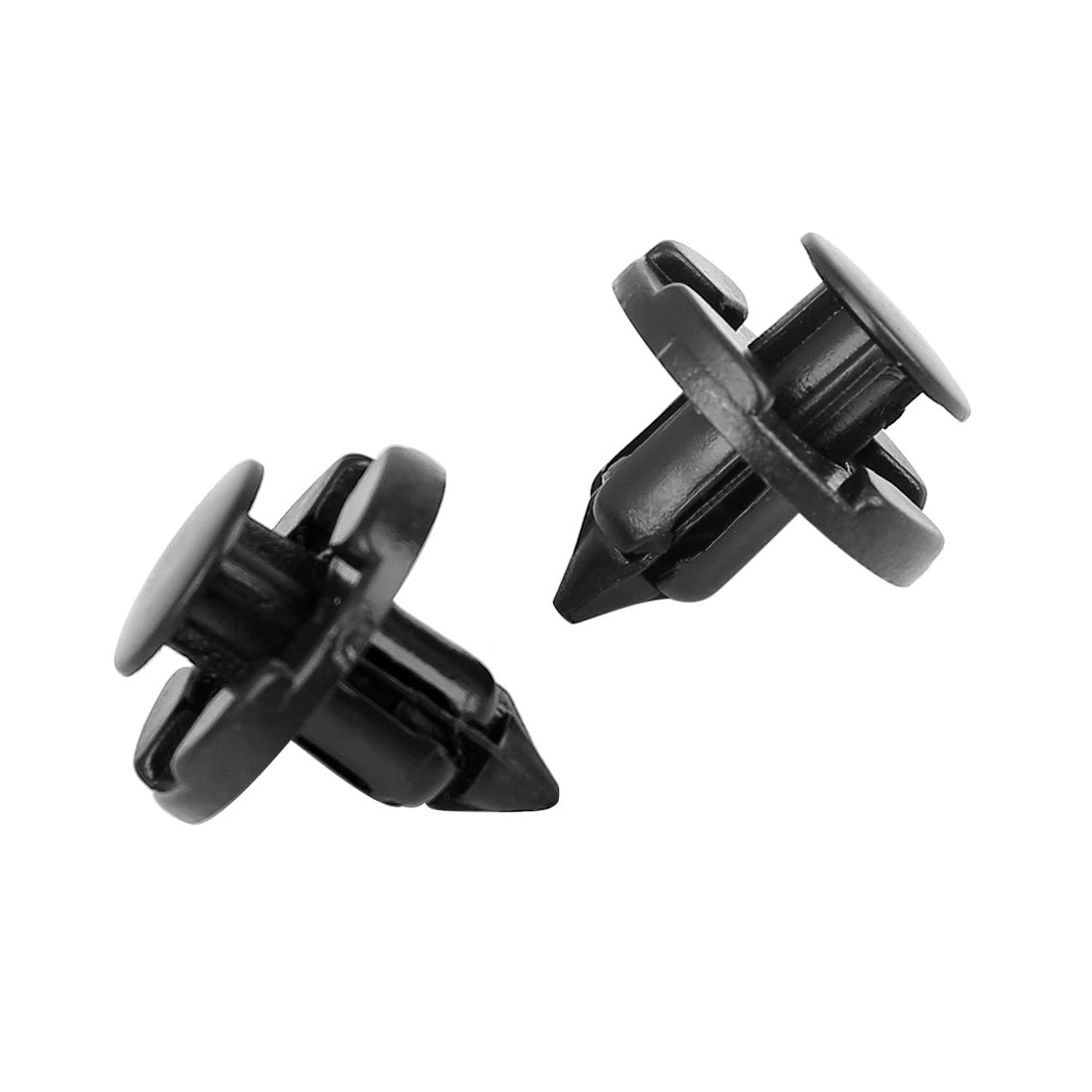 uxcell 30 Pcs 8mm Hole Retainer Clips Plastic Drive Rivets Mud Flaps