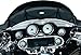 Kuryakyn 3783 Motorcycle Accent Accessory: Switch Panel Accent for 1996-2013 Harley-Davidson Touring & Trike Motorcycles, Chrome