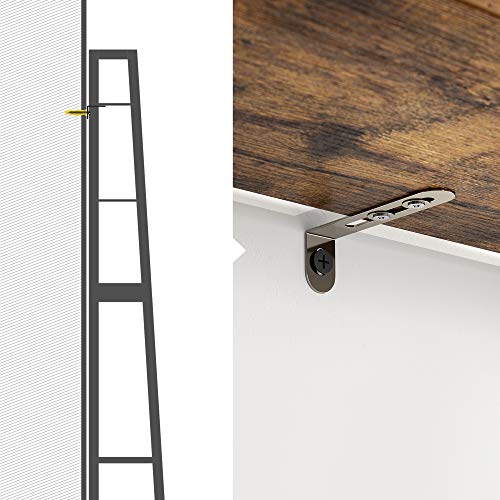 SONGMICS Over The Toilet Storage Organizer, 3Tier OverTheToilet Space Saver Shelf Organizer