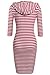 ANGVNS Women's 3/4 Raglan Sleeve Hoodie Keen Length Dress with Pockets For Causal