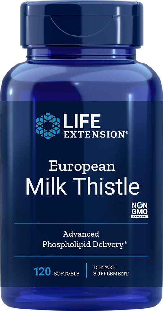 Life Extension European Milk Thistle-Advanced Phospholipid Delivery, 120 Softgels: Health & Personal Care