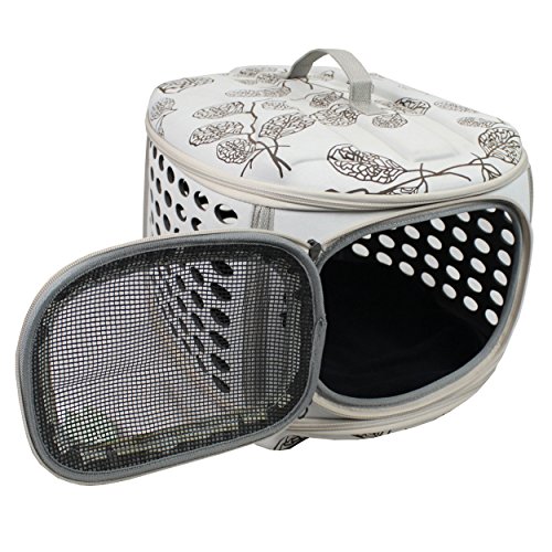 Iconic Pet Travel Carrier Lightweight, easy to Carry, 360° Ventilated Collapsible Zip-up Hard-Top with Handle for Indoor and Outdoor for Cats, Puppies / Small Dogs and Rabbits (for pets up to 15 lbs) - Thumbnail 2