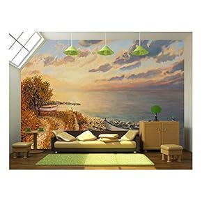 Old Jetty - Removable Wall Mural | Self-Adhesive Large Wallpaper - 66x96 inches