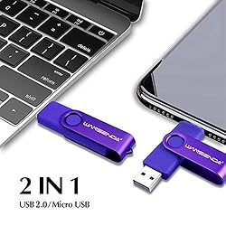 WANSENDA OTG 2 in 1 Micro USB Flash Drive 16GB 32GB
