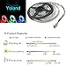 LED Strip Lights Kit, Yoland Waterproof SMD 5050 RGB 14Ft/4.8M(7Ft2Reels) 144LEDs with 44Key Remote Controller and Power Supply for Holiday Party Decorators
