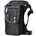 Fenarzo Unisex Waist Bag Travel Purse Hiking Hip Bag (A, Black)
