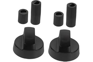 LOLIPPYY Cooker Control Knobs with Heat-Resistant Construction and Adaptable Inserts Replacement Stove Oven