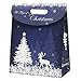 Gift Boutique Small Christmas Cookie Tent Boxes Foldover Gift Bags with Handles 12 Pack 4 Holiday Designs for Easy Wrapping Packaging Kids Presents Prizes Treat Candy Party Favor & Stocking Stuffers