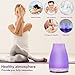 Neloodony Aromatherapy Diffusers For Essential Oils，100mL Cool Mist Ultrasonic Essential Oil Diffuser With 8 Colors LED Light and Waterless Auto Shut-off For Bedroom Office Home Baby