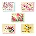 Thank You Cards set 50 Cards 50 Colored Envelopes, 5 Floral Designs Greeting Cards, Blank Foldable Note Cards Watercolor Florals Assorted Pack Greeting Cards for All Occasions 4 x 6 inches By Colorona