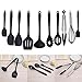 Silicone Kitchen Utensils Set,10 Piece Kitchen Gadgets Set,Heat Resistant Non-stick Cooking Spatulas Silicone Cooking Utensils kitchen Utensil Soup Spoon,Spatula,Kitchen Gadgets for Camping or Travel