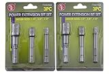 SE 7503SD-2 Power Extension Bit Set (2-Pack)