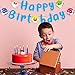 Happy Birthday Banner Party Banner for Kid, Boy and Girl