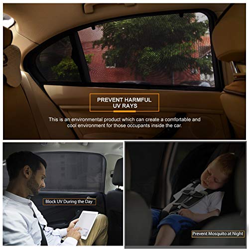 image for REACHS Car Sun Shade Vehicle Side Window for Baby Women Kid Pet Breath