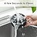 Aicok Smoothie Blender, Blender 1200W, 28000RPM High Speed Professional Blender with LED Smart One Touch, 6 Blade for Shakes and Smoothies with 35oz and 28oz Tritan Travel Cups, Black